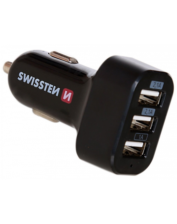 Swissten Ładowarka Samochodowa Usb Czarna (20111200) główny