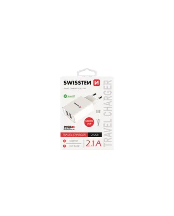 Swissten 2,1A Biały (22051000) nr 1