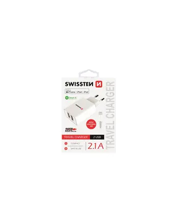 SWISSTEN 5V 2,1A Biały (22055000)