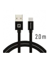 Swissten Kabel USB - USB Typ - C 2m Czarny (71521301) - nr 1