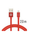 Swissten Kabel USB - Lightning 2m Czerwony (71523306) - nr 1