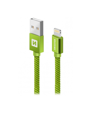 Swissten Kabel USB - Lightning 2m Zielony (71523307)