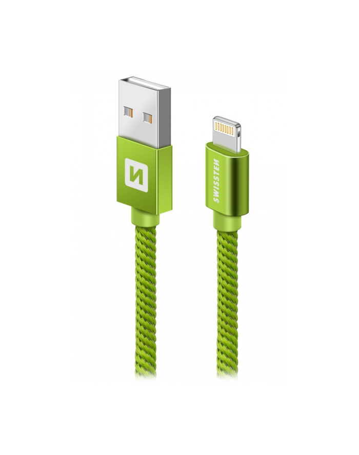 Swissten Kabel USB - Lightning 2m Zielony (71523307) główny