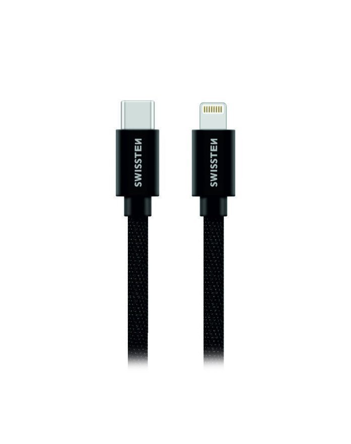 Swissten Kabel USB Typ C - Lightning 1,2m Czarny (71525201) główny