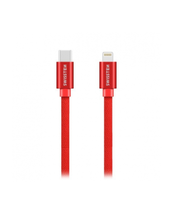 Swissten Kabel USB Typ-C - Lightning 1,2m Czerwony (71525206)