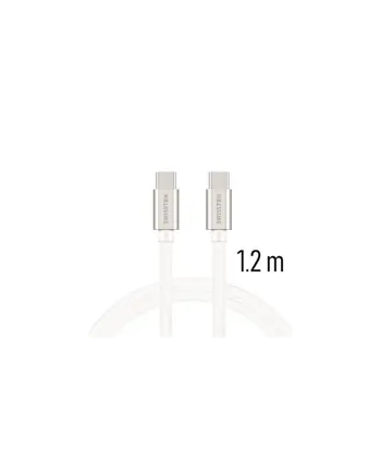 Swissten Kabel USB Typ C - USB Typ C 1,2m Biały (71527203) nr 1