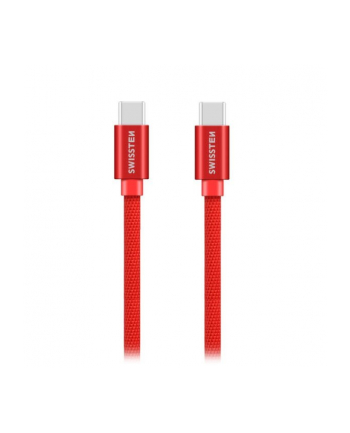 Swissten Kabel USB Typ C - USB Typ C 1,2m Czerwony (71527206)