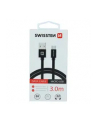 Swissten Kabel USB - Micro USB 3 m Czarny (71527300) - nr 1