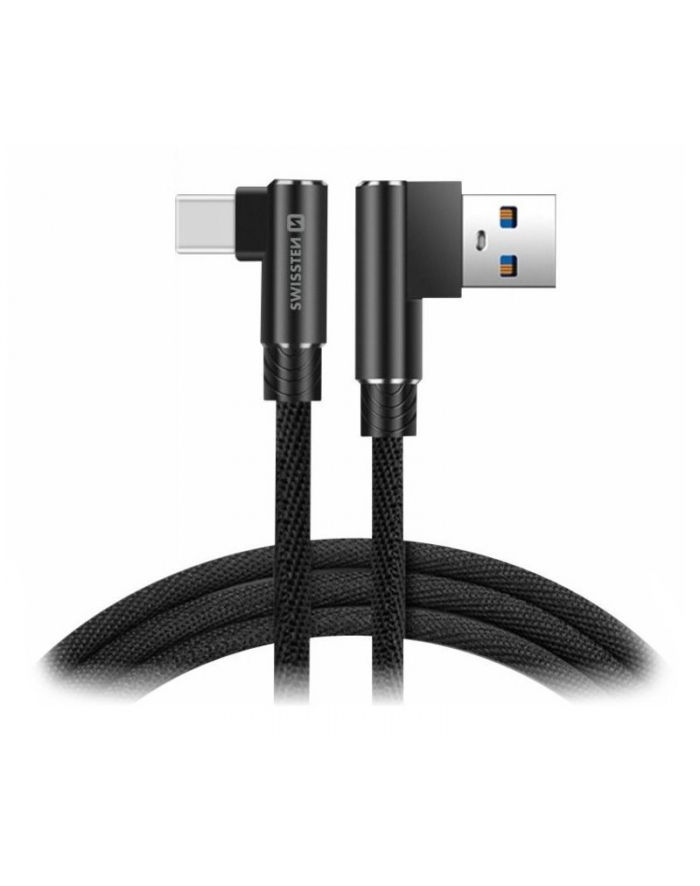 SWISSTEN Czarny Kabel USB - USB-C 1,2m Arcade główny