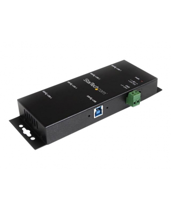 STARTECH COMPONENTS  	Kabel Mountable 4 Port Black Metal USB 3 Hub ST4300USBM nr 1
