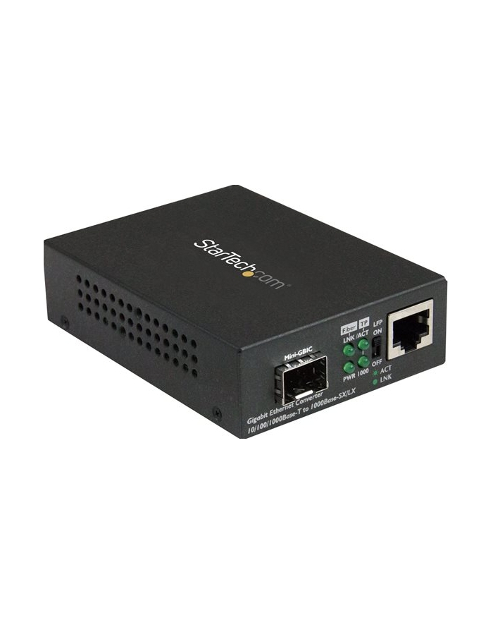 STARTECH NETWORKING Konwerter Copper Ethernet (10/100/1000) to Fiber C MCM1110SFP główny