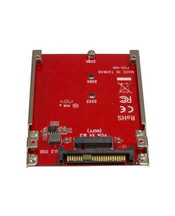 STARTECH COMPONENTS  Karta sieciowa M.2 to U.2 SFF-8639 Adapter for M.2 PCIe
