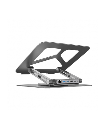 UNITEK PODSTAWKA POD LAPTOP +HUB USB-C HDMI 4K PD