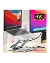 UNITEK PODSTAWKA POD LAPTOP +HUB USB-C HDMI 4K PD - nr 7