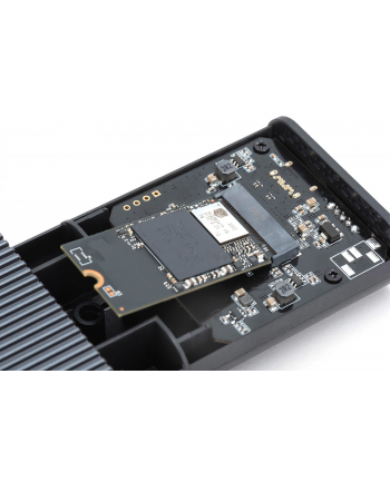digitus Obudowa USB 4.0 Typ C na dysk SSD M.2 NVMe 40 Gbps aluminiowa, beznarzędziowa nr 2