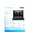 ASUS TUF Gaming A15 FA506NC-HN002W Ryzen 5 7535HS 156'';FHD Value IPS-level 144Hz 250nits AG 8GB DDR5 4800 SSD512 GeForce RTX™ 3050 4GB LAN WLAN+BT Cam720p Backlit Keyboard RGB 48WHrs Win11 Graphite Black - nr 8