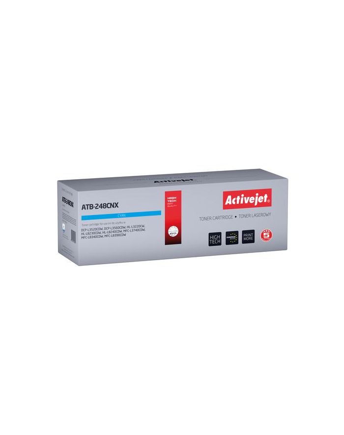 Activejet ATB-248CNX Toner (zamiennik Brother TN248XLC; Supreme; 2300 stron; niebieski) główny