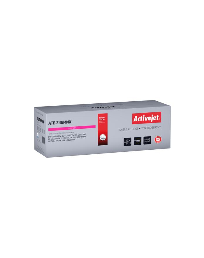 Activejet ATB-248MNX Toner (zamiennik Brother TN248XLM; Supreme; 2300 stron; czerwony) główny