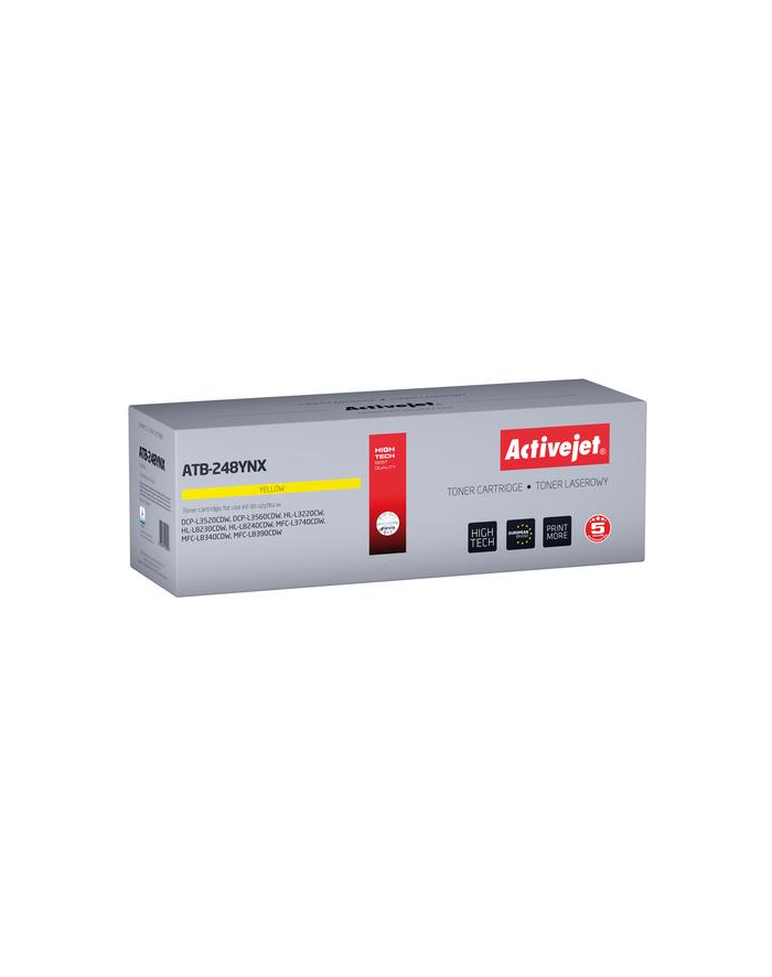Activejet ATB-248YNX Toner (zamiennik Brother TN248XLY; Supreme; 2300 stron; żółty) główny