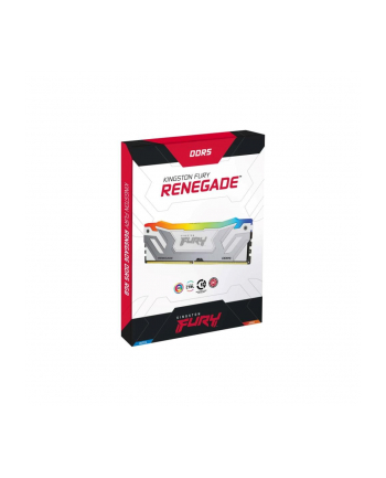 kingston Pamięć DDR5 Fury Renegade RGB White 24GB(1*24GB)/8400  CL40