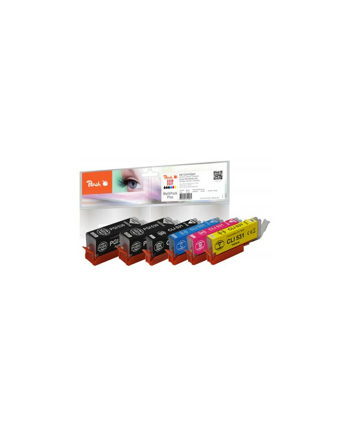 Peach Peach Patrone Canon Pgi-530/Cli-531 Multipack Plus Kompatibel (PI100504) główny