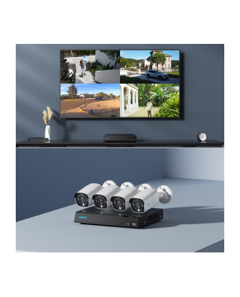 Reolink Kamera Ip Nvs8-8Mb4 Poe System (PS4KB018)