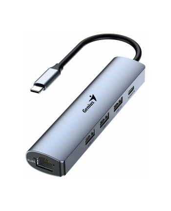 Genius USB (3.0) hub 4-port, UH-545, 3x USB 3.0, 1x RJ45 (31240004400)