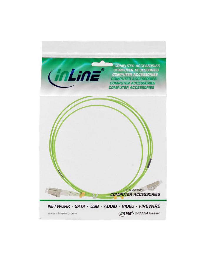 InLine Fiber Optical Duplex Cable LC/LC 50/125Âµm OM5 20m (88523Q) główny