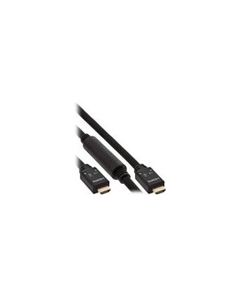 INLINE KABEL   AKTYWNY KABEL HIGH SPEED HDMI Z ETHERNETEM, 4K2K, M / M, CZARNY, ZŁOTE STYKI,20M 17520A