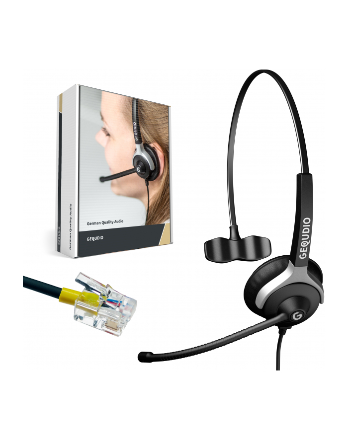 Gequdio Headset 1 Mitel Aastra Poly Gigaset Rj Kabel Wa9003 główny