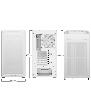 OBUDOWA BE QUIET! PURE BASE 501 Airflow Window White