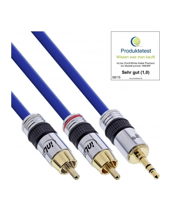 InLine 20m 2x RCA/3.5mm Premium (89937P)