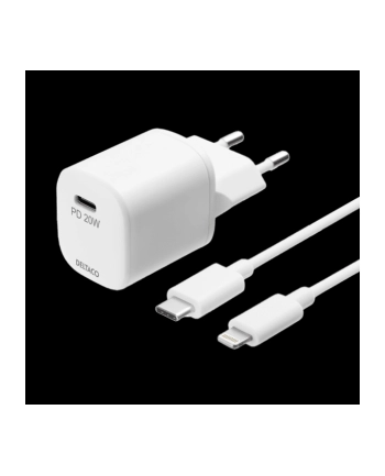 Deltaco Usb Wall Charger Usb C Pd 20 W Includin