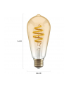 Hombli Smart Bulb St64 Cct Filament (E27) Amber (Hbeb0212) - nr 5