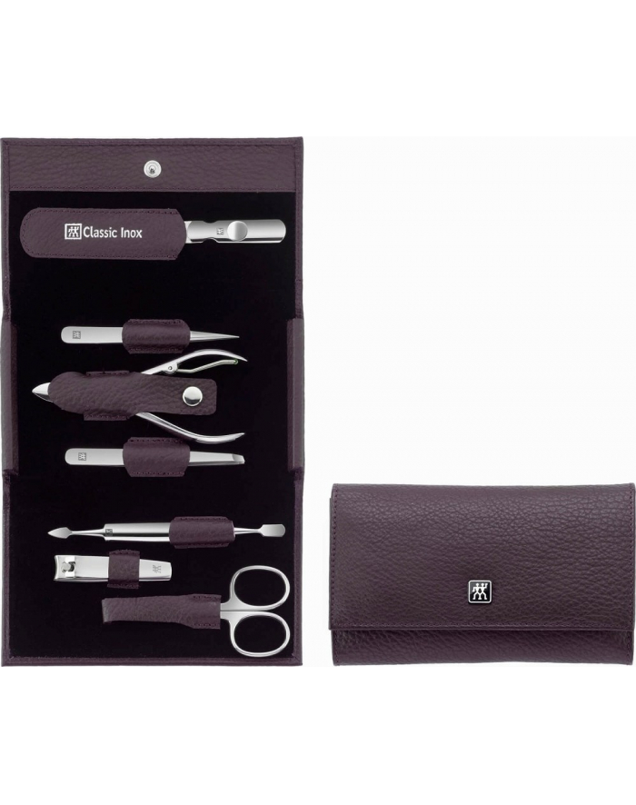 Zestaw podróżny ZWILLING Classic Inox 97646-008-0 - fioletowe etui 7 elementów główny
