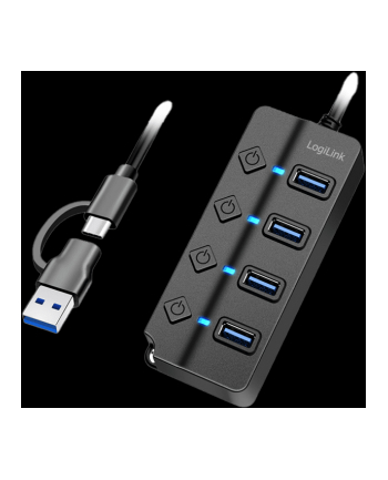 Logilink USB 3.2 Gen1 Hub 4-Port Ein (UA0419)