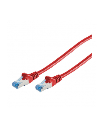 S-Conn Cat6a, 0.25m kabel sieciowy Czerwony 0,25 m S/FTP (S-STP) (75711025R)