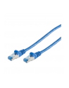 S-Conn Cat6a, 0.5m kabel sieciowy Niebieski 0,5 m S/FTP (S-STP) (7571105B) - nr 1