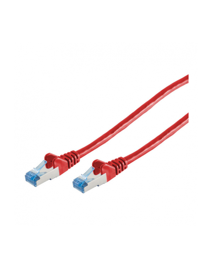 S-Conn Cat6a, 0.5m kabel sieciowy Czerwony 0,5 m S/FTP (S-STP) (7571105R) główny