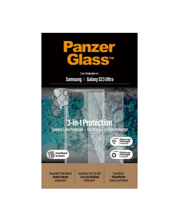 Panzerglass Samsung Galaxy S23 Ultra 3w1 SzkłaEtui