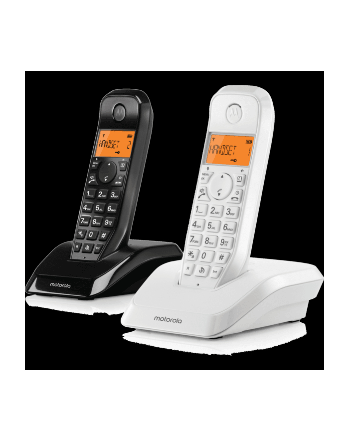 Motorola Telephone Ntetin0119 White Black Oferta Świąteczna główny