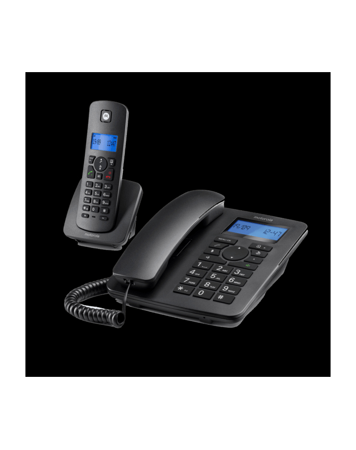 Motorola C4201 Combo DECT Czarny główny