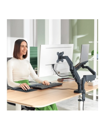 Leitz Uchwyt Biurkowy Na 2 Monitory 17 - 32 (65380089)