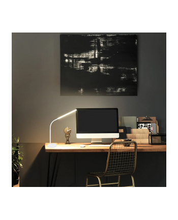 TECHLY Lampka LED Biurkowa Dotykowa Ściemniana z Ładowarką Indukcyjną 15W