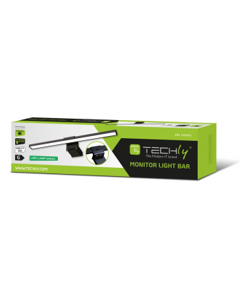 TECHLY Dotykowa Lampka LED 5W na Monitor Komputer USB Regulowana Ściemniana