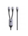 TECHLY Podwójny Kabel USB-C 100W 2x USB-C do Szybkiego Ładowania PD QC PPS - nr 1