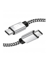 TECHLY Kabel USB 2.0 Typ-C USB-C 1m 3A Szybkie Ładowanie w Oplocie - nr 3