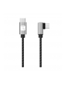 TECHLY Kabel USB 2.0 Typ-C USB-C Kątowy 1m 3A do Szybkiego Ładowania - nr 1