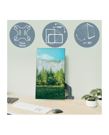Leitz Uchwyt Biurkowy Na 2 Monitory 17 - 32 (65380089)
