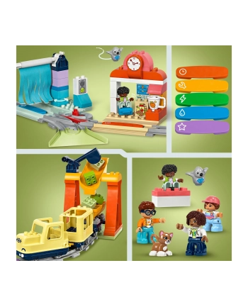 LEGO 10428 DUPLO TOWN Duży interaktywny pociąg miejski